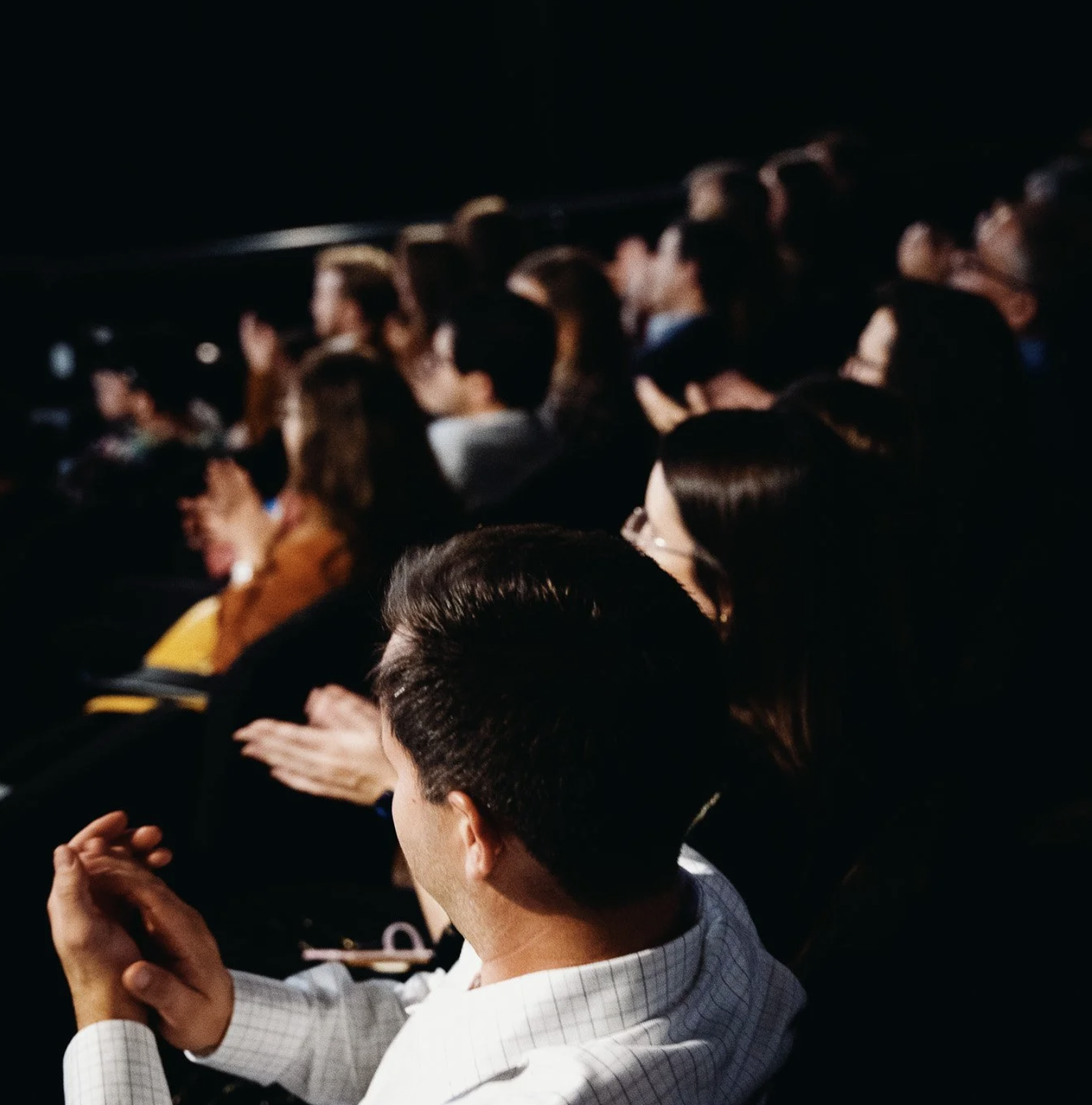Audience at a screening